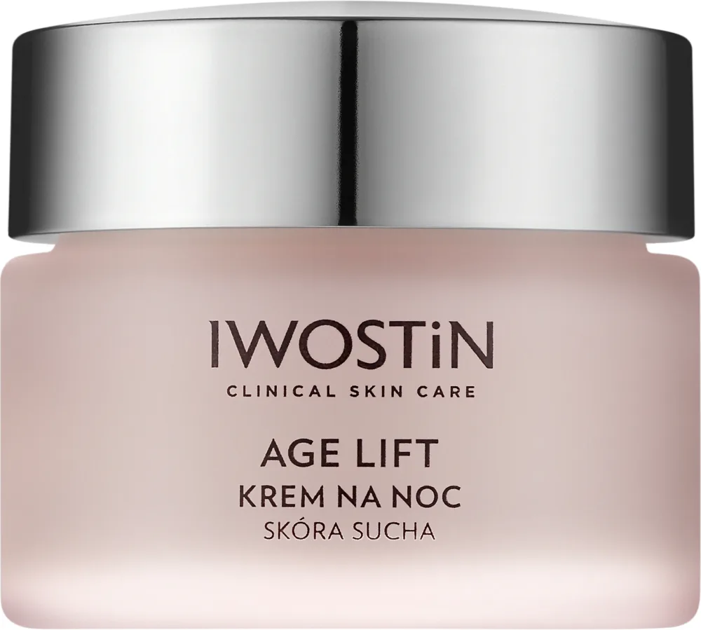 Крем для лица ночной Iwostin Age Lift с ниацинамидом и пептидами, для сухой кожи, 50 мл