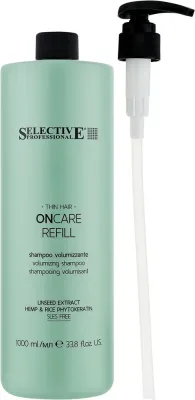 Шампунь Selective Professional OnCare Refill для тонких и редеющих волос, 1000 мл