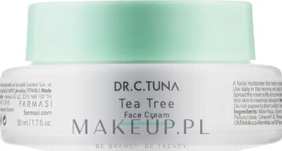 Крем для лица Farmasi Dr. C. Tuna Tea Tree с маслом чайного дерева для жирной кожи 50 мл