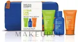 Набор Baylis & Harding Citrus Lime & Mint гель для тела и волос 100 мл гель для умывания 100 мл бальзам после бритья 50 мл и косметичка — фото 1