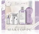 Набор Baylis & Harding The Fuzzy Duck Cotswold Spa Sleep пена для ванны 300 мл лавандовое масло 30 мл керамическая аромалампа и маска для сна — фото 1