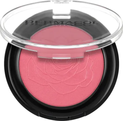 Dermacol Natural Powder Blush румяна для лица пудровые натуральное покрытие стойкие масло арганы сквалан компактные 5 г, оттенок 3