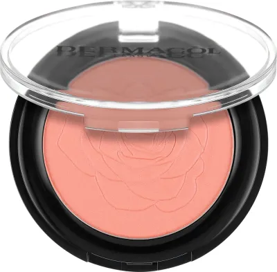 Dermacol Natural Powder Blush румяна для лица пудровые натуральное покрытие стойкие масло арганы сквалан компактные 5 г, оттенок 2