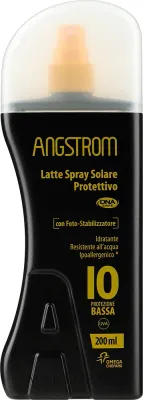 Спрей для загара Angstrom Spray Solare Idratante SPF10 увлажняющий, водостойкий, лёгкой текстуры
