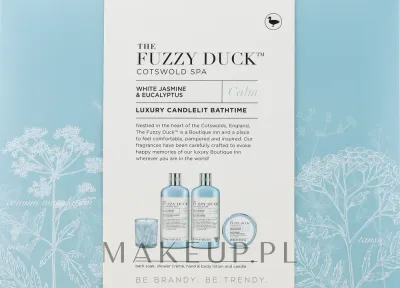 Набор Baylis & Harding Fuzzy Duck крем для душа лосьон соль для ванны и свеча с жасмином и эвкалиптом 300+50+300 мл