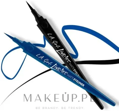 Подводка для глаз L.A. Girl Line Art Matte Eyeliner матовая, для контура век, 0,4 мл