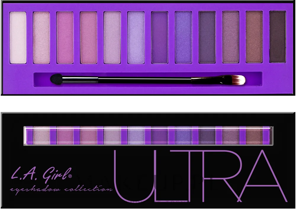 Палетка теней для век L.A. Girl Beauty Brick Eyeshadow Collection, оттенок GES333 - Ultra
