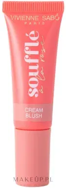 Румяна кремовые Vivienne Sabo Blush Cream Souffle A La Rose для щёк, век и губ, 9 мл
