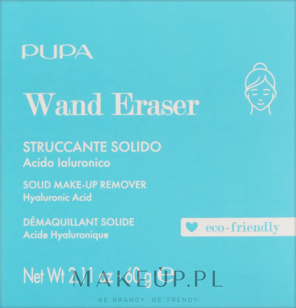 Средство для снятия макияжа Pupa Wand Eraser Solid Makeup Remover в бруске, 60 г