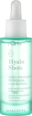Сыворотка Pupa Hyalu Shots Deep Hydration с гиалуроновой кислотой и глюкозамином 30 мл