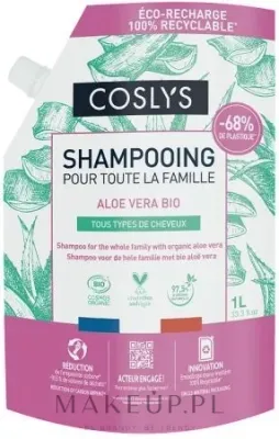 Шампунь для всей семьи Coslys Shampooing Familial Aloe Vera Bio, с алоэ вера, сменная упаковка