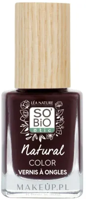 Лак для ногтей So'Bio Etic Natural Color Vernis A Ongles глянцевый, с плоской кисточкой, 11 мл