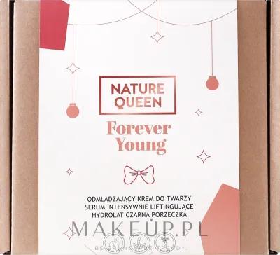 Nature Queen Forever Young набор уход за лицом антивозрастной крем гидролат чёрной смородины сыворотка с эффектом лифтинга натуральный