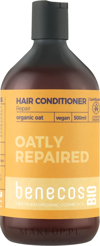 Benecos Regenerating Organic Oats Conditioner — восстанавливающий кондиционер для волос с органическим овсом, 500 мл