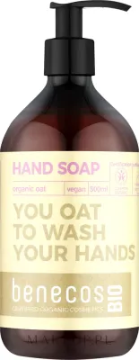 Жидкое мыло для рук Benecos Hand Soap с органическим овсом, 500 мл