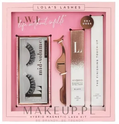 Набор Lola's Lashes Goal Digger Hybrid Magnetic магнитная подводка 3 мл ремувер 2.5 мл и магнитные ресницы