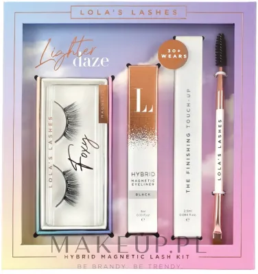 Набор Lola's Lashes Foxy Hybrid Magnetic магнитная подводка 3 мл ремувер 2.5 мл и магнитные ресницы