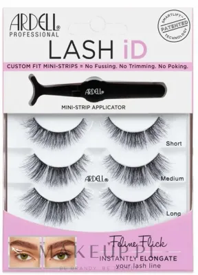 Накладные ресницы Ardell Lash iD Feline Flick, 36 мини-полосок, с аппликатором