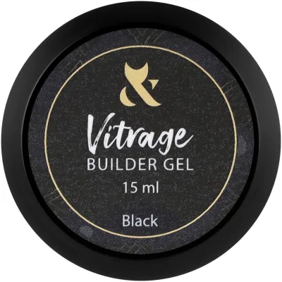Витражный гель для ногтей F.O.X Vitrage Gel полупрозрачный, трёхфазный, 15 мл
