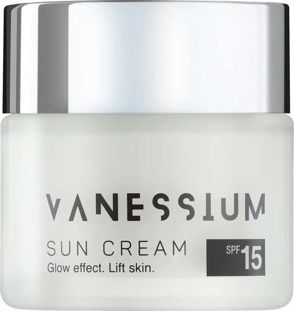 Крем для лица солнцезащитный Vanessium Glow Effect сияние SPF15 50 мл