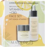 London Botanical Laboratories London Botanical Laboratories Vitamin C + CBD Face Set (cr/50 мл + serum/30 мл) - Набор London Botanical Vitamin C + CBD крем и сыворотка с витамином C ананасом и гиалуроном 50+30 мл — фото 1