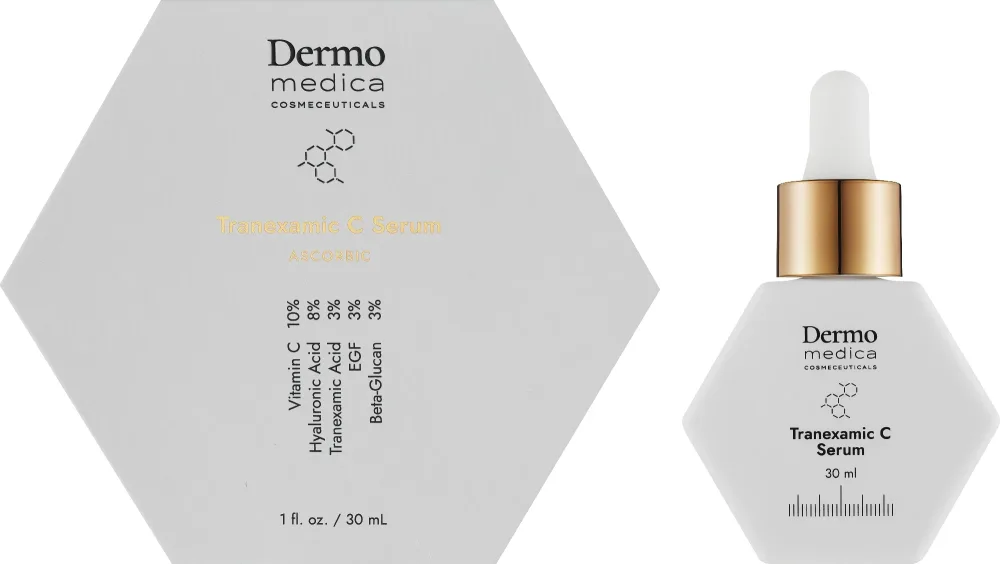 Сыворотка Dermomedica Tranexamic C с витамином C и транексамовой кислотой