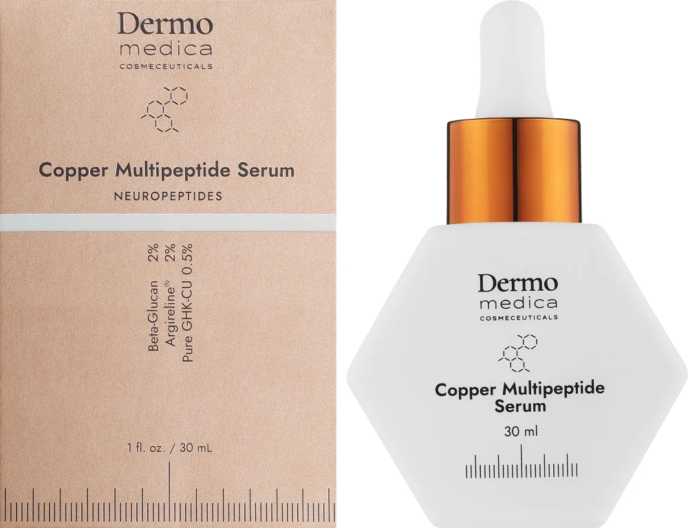 Сыворотка Dermomedica Copper Multipeptide с медным трипептидом, аргирелином и пептидами