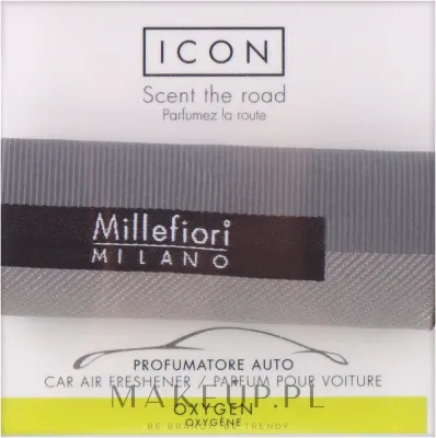Ароматизатор для автомобиля Millefiori Milano Icon Oxygen Textile Geometric, текстильный, кедрово-хвойные ноты, 1 шт