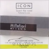 Ароматизатор для автомобиля Millefiori Milano Icon Oxygen Textile Geometric, текстильный, кедрово-хвойные ноты, 1 шт — фото 1