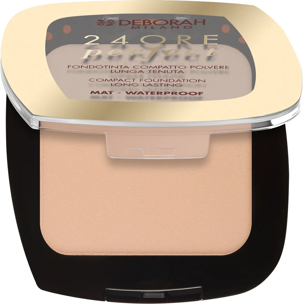Пудровая тональная основа Deborah Fondotinta 24 Ore Perfect Compatto SPF 20, 9 г, оттенок 01R - Fair