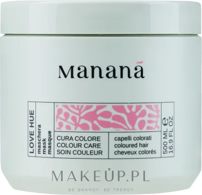 Маска для окрашенных волос Manana Love Hue защита цвета, экстракт бамбука, киноа, ягоды годжи, 500 мл