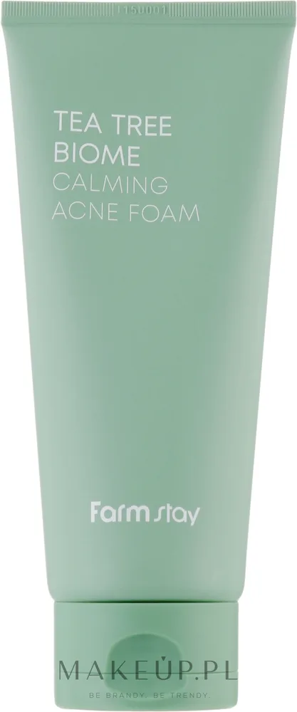 FarmStay Tea Tree Biome Calming Acne Foam пенка для умывания для проблемной кожи с чайным деревом и салициловой кислотой 180 мл