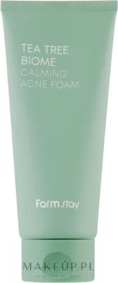 FarmStay Tea Tree Biome Calming Acne Foam пенка для умывания для проблемной кожи с чайным деревом и салициловой кислотой 180 мл