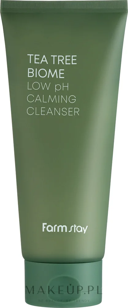 Гель для умывания FarmStay Tea Tree Low PH Calming Cleanser успокаивающий, с экстрактом чайного дерева, 180 мл
