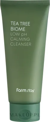 Гель для умывания FarmStay Tea Tree Low PH Calming Cleanser успокаивающий, с экстрактом чайного дерева, 180 мл