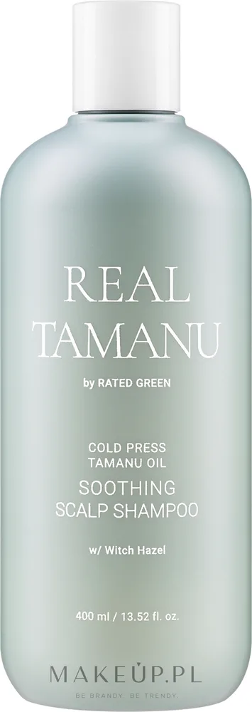Шампунь Rated Green с маслом таману, чайным деревом и алоэ для чувствительной кожи головы 400 мл