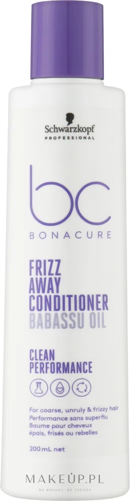 Кондиционер для блеска волос Schwarzkopf Professional Bonacure Frizz Away Conditioner против пушения, 200 мл / 1000 мл