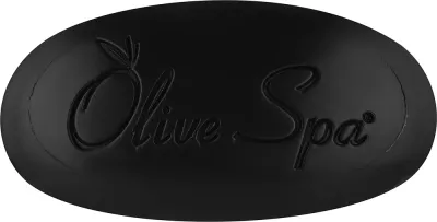 Чёрное оливковое мыло Santo Volcano Spa Black Soap с вулканическим пеплом, 90 г