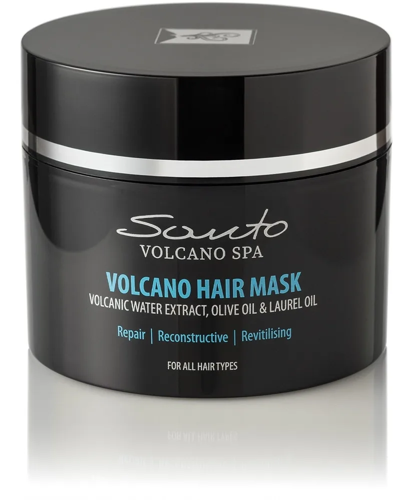 Маска для волос Santo Volcano Spa питательная, масло лавра, жожоба, олива, пантенол, цинк и медь, 200 мл