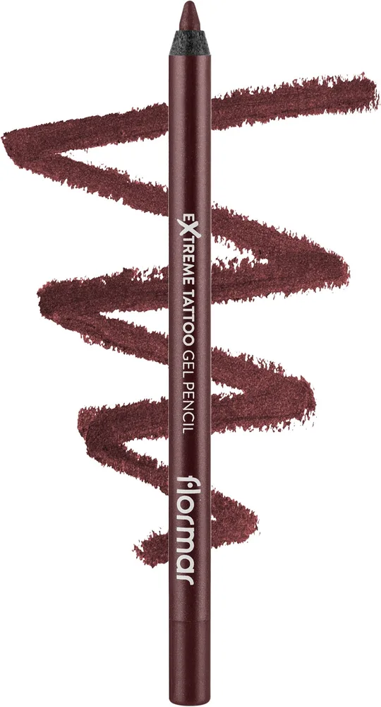 Карандаш для глаз Flormar Extreme Tattoo Gel Pencil, оттенок 10 - Dusty Plum