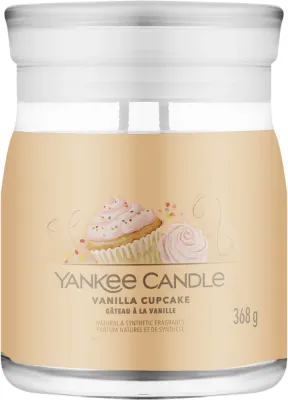 Свеча ароматическая Yankee Candle Signature Vanilla Cupcake в банке, 2 фитиля, 368 г или, 368 г