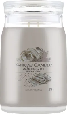 Ароматическая свеча Yankee Candle Signature «Warm Cashmere», 567 г