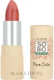 Помада для губ So'Bio Etic Pure Color Satin Matte Lipstick матовая, с кремовой текстурой, 5 г, оттенок 12 - Rosewood — фото 1