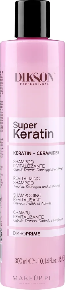 Шампунь Dikson Super Keratin для повреждённых волос с протеинами риса и пшеницы