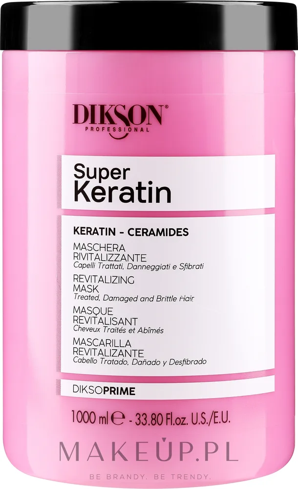 Маска для волос Dikson Super Keratin восстанавливающая, рисовый протеин, керамиды, аминокислоты, для повреждённых