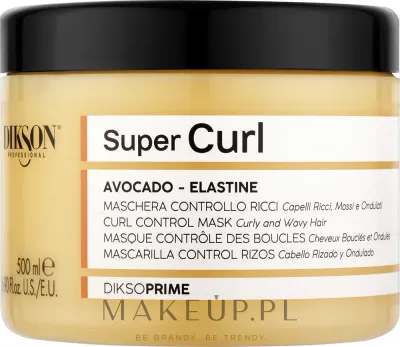 Маска для вьющихся волос Dikson Super Curl, экстракт авокадо, эластин, рисовый протеин, против пушистости