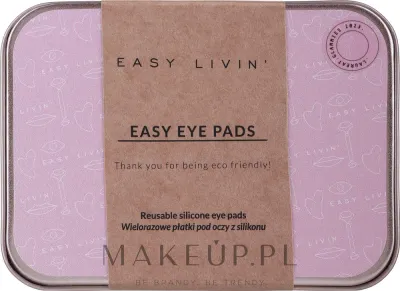 Easy Livin' Easy Livin Easy Eye Pads - Патчи под глаза Easy Livin Easy Eye Pads силиконовые, многоразовые, 2 шт