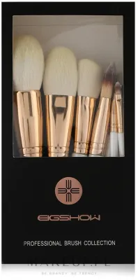 Набор кистей для макияжа Eigshow Beauty Champagne Gold Vegan Series Nanofiber Brush Set 10 шт