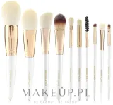 Набор кистей для макияжа Eigshow Beauty Champagne Gold Vegan Series Nanofiber Brush Set 10 шт — фото 2