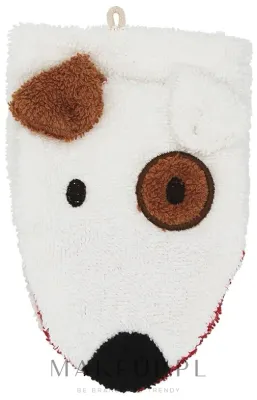 Мочалка-рукавица детская Fuernis Wash Glove Dog Hercules «Пёс Геркулес», хлопок, 1 шт
